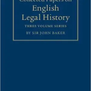Collected Papers on English Legal History 3 Volume Set Box Edition