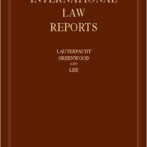 International Law Reports: Volume 154