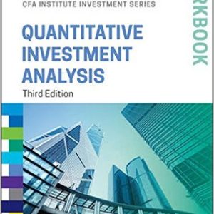Quantitative Investment Analysis Workbook