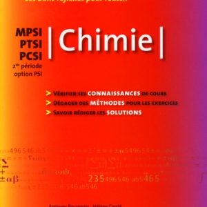 1 ère année de classe préparatoire - chimie MPSI/PTSI/PCSI 2e période
