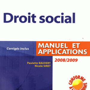 Droit social DCG3 - Manuel et applications