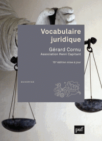 Vocabulaire juridique (Broché) 10e édition