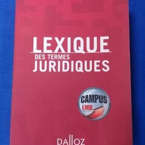 Lexique des termes juridiques 2016-2017 24ed
