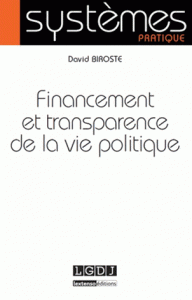 Financement et transparence de la vie politique