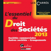 L'essentiel du droit des societes 11e edition