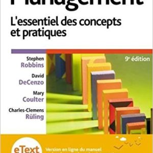 Management : l'essentiel des concepts et pratiques 9ed