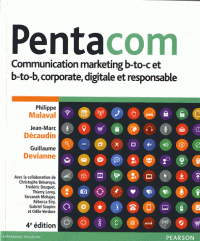 Pentacom - Communication marketing b-to-c et b-to-b, corporate, digitale et responsable (Dos carré collé) 4e édition