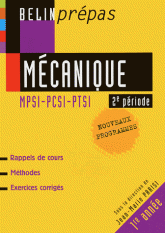 Mécanique 2e période MPSI-PCSI-PTSI