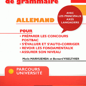 Fiches et tests de grammaire Allemand avec corrigés