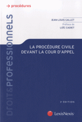La procédure civile devant la cour d'appel 3e édition
