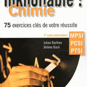 Chimie MPSI-PCSI-PTSI - 75 exercices clés de votre réussite