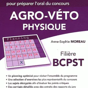 Physique - Concours Agro-Véto, filière BCPST