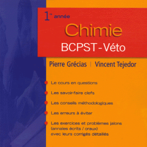 Chimie 1e année BCPST-Véto
