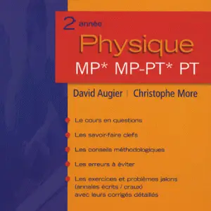 Physique 2e année MP, MP-PT, PT