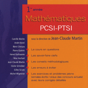 Mathématiques 1re année PCSI-PTSI