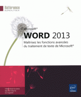 Word 2013 - Maitrisez les fonctions avancees du traitement de texte de Microsoft