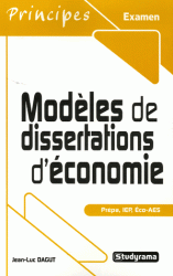 Modeles de dissertations d'economie