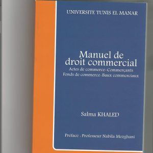 Manuel de droit commercial
