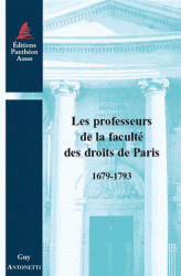 Les professeurs de la faculte des droits de Paris (1679-1793)