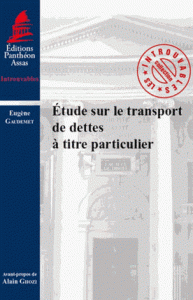 Etude sur le transport de dettes à titre particulier