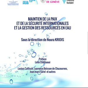 Maintien de la paix et de la sécurité internationales et la gestion des ressources en eau